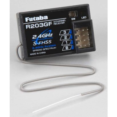 Futaba FUTL7603 - Futaba R203GF 3-Channel 2.4GHz S-FHSS Receiver