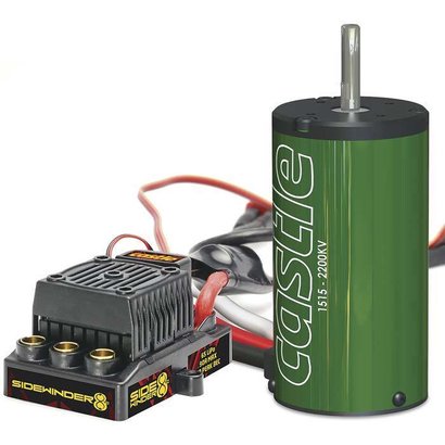 Castle Creations CSE010-0139-00 - Castle Creations 1:8 Sidewinder 8th ESC + 2200kV Motor