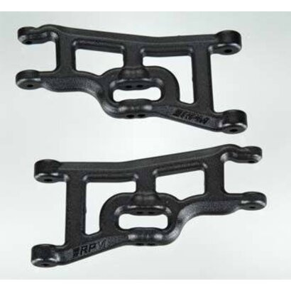 RPM R/C Products RPM80242 - RPM Front A-Arms Black Slash 2wd Rustler Stampede Nitro Slash (2)