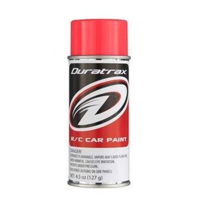 Duratrax DTXR4277 - Duratrax Fluorescent Red Poly Spray Paint