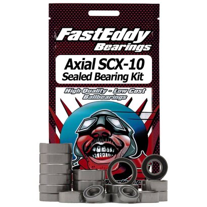 Fast Eddy Fast Eddy Bearings Axial SCX-10 Rubber Sealed Bearing Kit