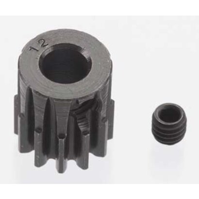 Robinson RRP8612 - Robinson Racing X-Hard 12T Black Steel 32P Pinion 5mm