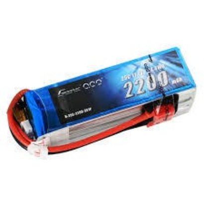 Gens Ace GA-B-25C-2200-3S1P - Gens ace 11.1V 2200mAh 25C 3S1P Lipo Battery Pack with Deans plug