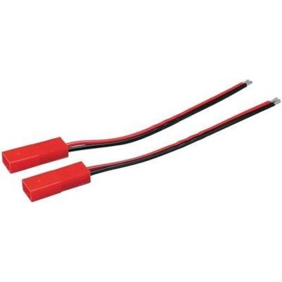 Great Planes GPMM3107 - Great Planes Female JST 2-Pin Red Connectors (2)