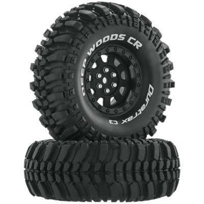 Duratrax DTXC4026 - Duratrax Deep Woods CR C3 Mntd 1.9" Crawler Black (2)