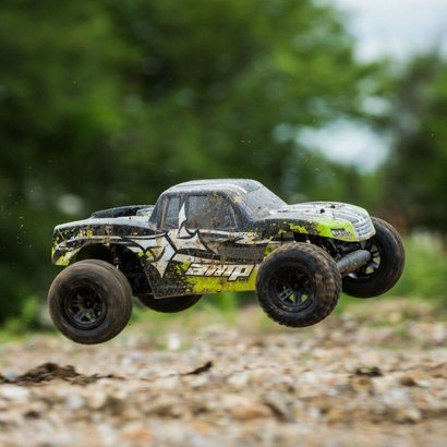 ECX ECX03028T2 - ECX 1/10 AMP MT 2WD Monster Truck RTR, Black/Green