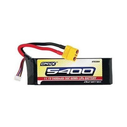 Duratrax DTXC2005 - Duratrax Onyx LiPo 3S 11.1V 5400mAh 50C Soft Case XT90