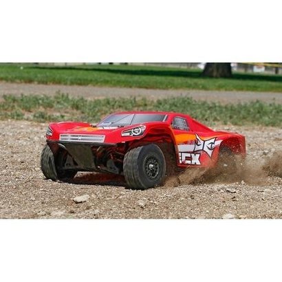 ECX ECX01001T2 - ECX 1/18 Torment 4WD Short Course Truck RTR, Red/Orange