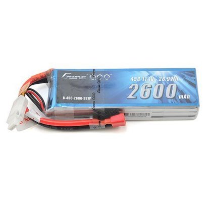 Gens Ace GA-B-45C-2600-3S1P-Deans - Gens Ace 3S 2600mAh 45c Soft case