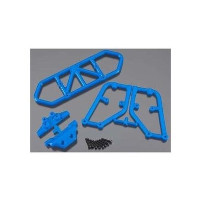 RPM R/C Products RPM80125 - RPM Rear Bumper Blue Slash 4X4