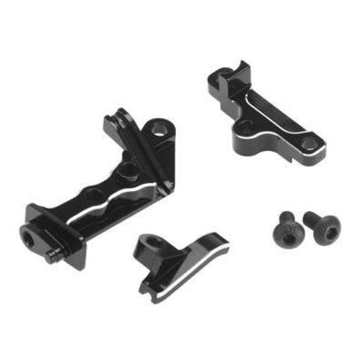 Hot Racing SCXT126A01 - Hot Racing Aluminum F & R Battery box Mount, for the Axial SCX10 2 Jeep