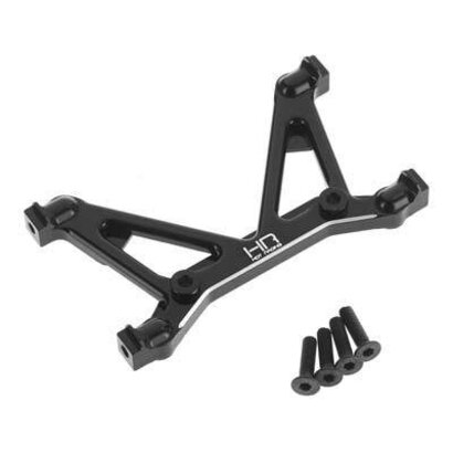 Hot Racing SCXT30L01 - Hot Racing aluminum chassis Rear shock tower and rail brace for the Axial SCX10 II Jeep