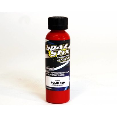 spaz stix SZX12300 - Spazstix Solid Red Airbrush Paint 2oz