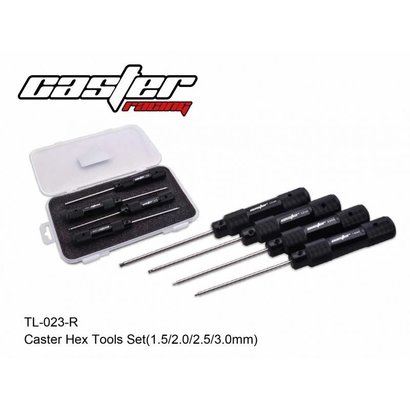 Caster Racing TL-023-R - Caster Racing Hex Round Tools Set (1.5/2.0/2.5/3.0mm)