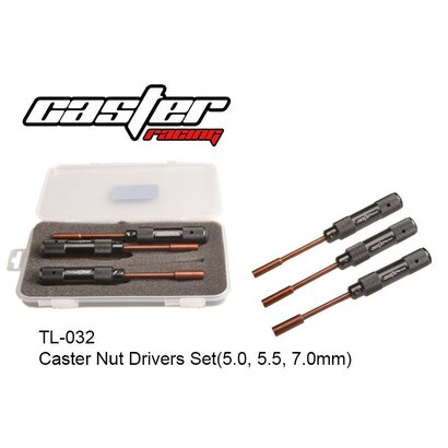 Caster Racing TL-032 - Caster Racing Nut Driver Set 5.0/5.5/7.0mm