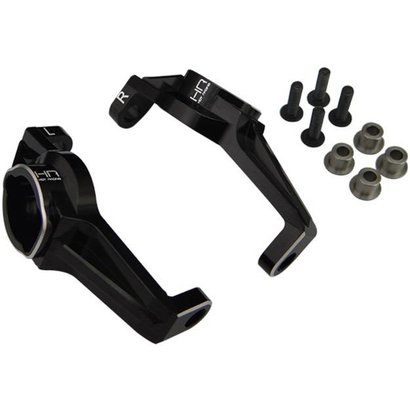 Hot Racing TRXF1901 - Hot Racing Black Aluminum C-Hubs TRX4