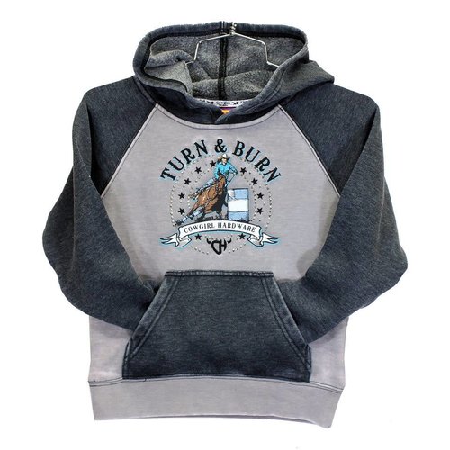Cowboy Hardware Youth Turn & Burn Raglan Cowboy Hardware Youth Turn & Burn Raglan