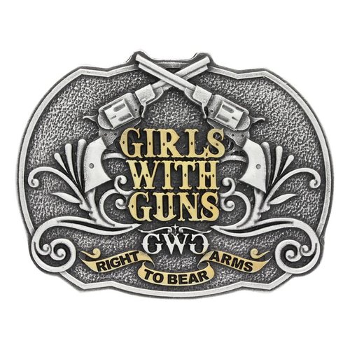 Montana Silversmith Attitudes Buckle Girls with Guns Montana Silversmith Attitudes Buckle Girls with Guns