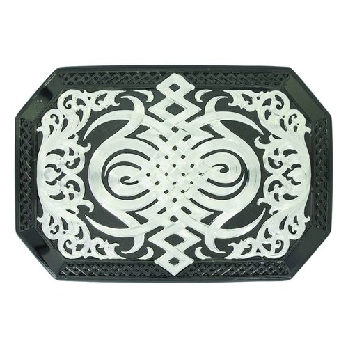 Montana Silversmith Celtic Black/Silver Knot Buckle Montana Silversmith Celtic Black/Silver Knot Buckle