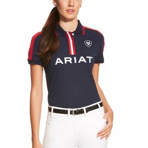 Ariat Women's Team Polo Navy Ariat Women's Team Polo Navy