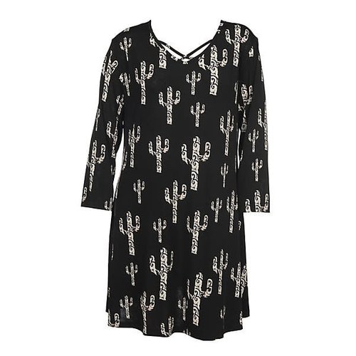Cowboy Hardware Swirl Cactus Print Tunic Cowboy Hardware Swirl Cactus Print Tunic