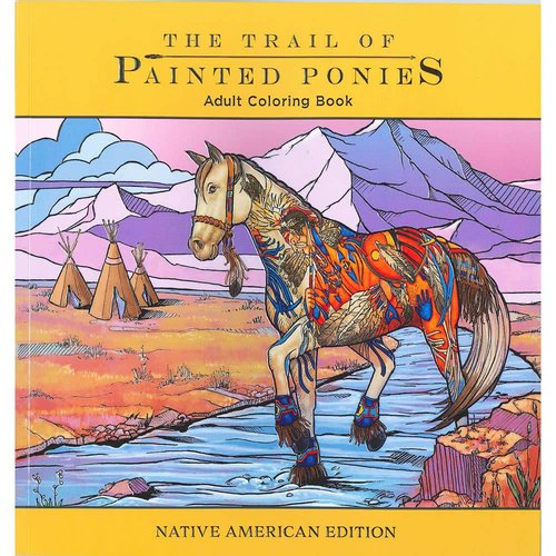 Painted Ponies Adult Coloring Book Painted Ponies Adult Coloring Book