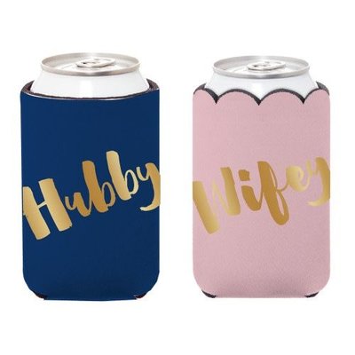 Hubby & Wifey Koozie w/Card Holder