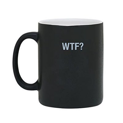 About Face Designs WTF? Coffee Mug