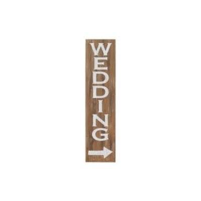 Wedding Vintage Leaner Sign