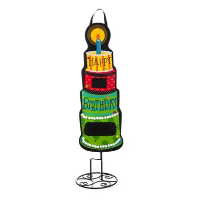 Happy Birthday Statement Stake