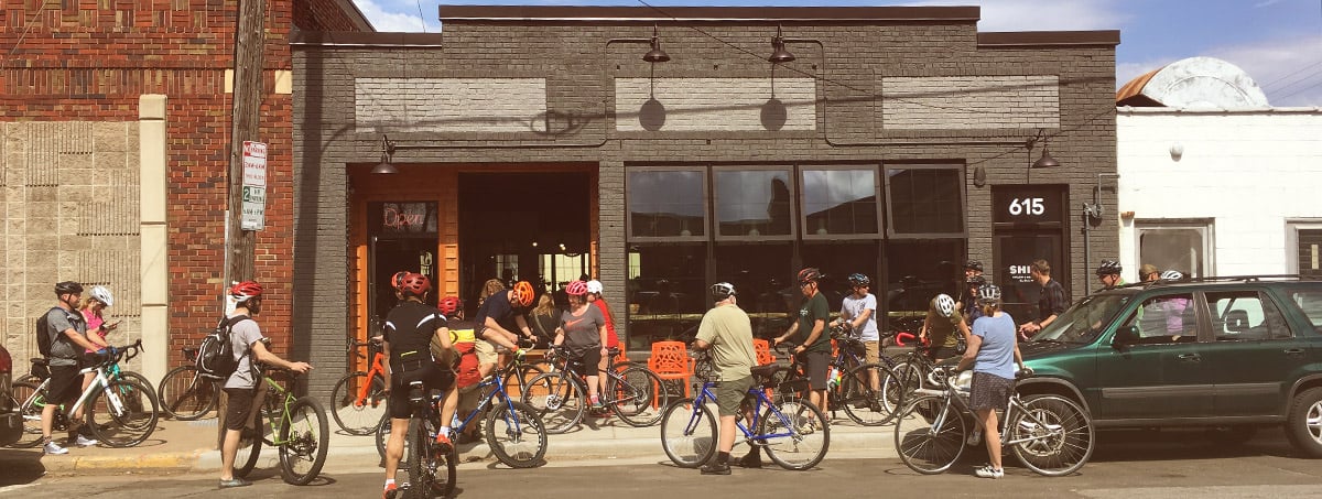 bicycle coffee shop