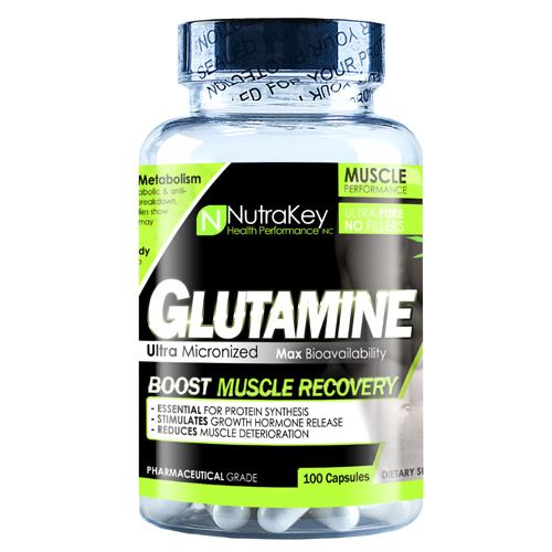 Glutamine 900 mg., 100 Capsules
