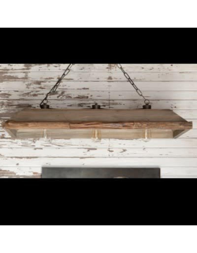 Wooden Trough Light Fixture Dirt Road Rustics Wooden Trough Light Fixture