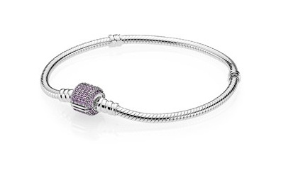 Moments Bracelet W Purple Cz Pave Clasp 18 Cm 7 1 In Memories Moments Bracelet W Purple Cz Pave Clasp 18 Cm 7 1 In Memories Jewelry Boutique