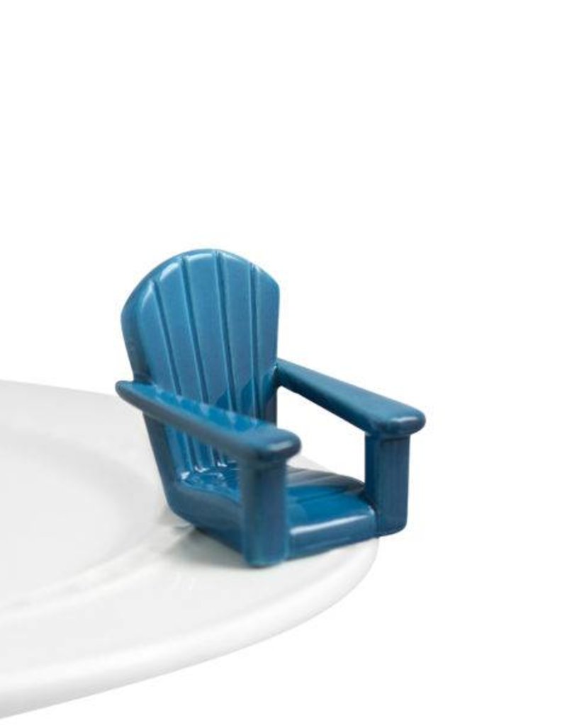 A67 Blue Adirondack Chair Mini The Busy B Nora Fleming A67 Blue Adirondack Chair Mini