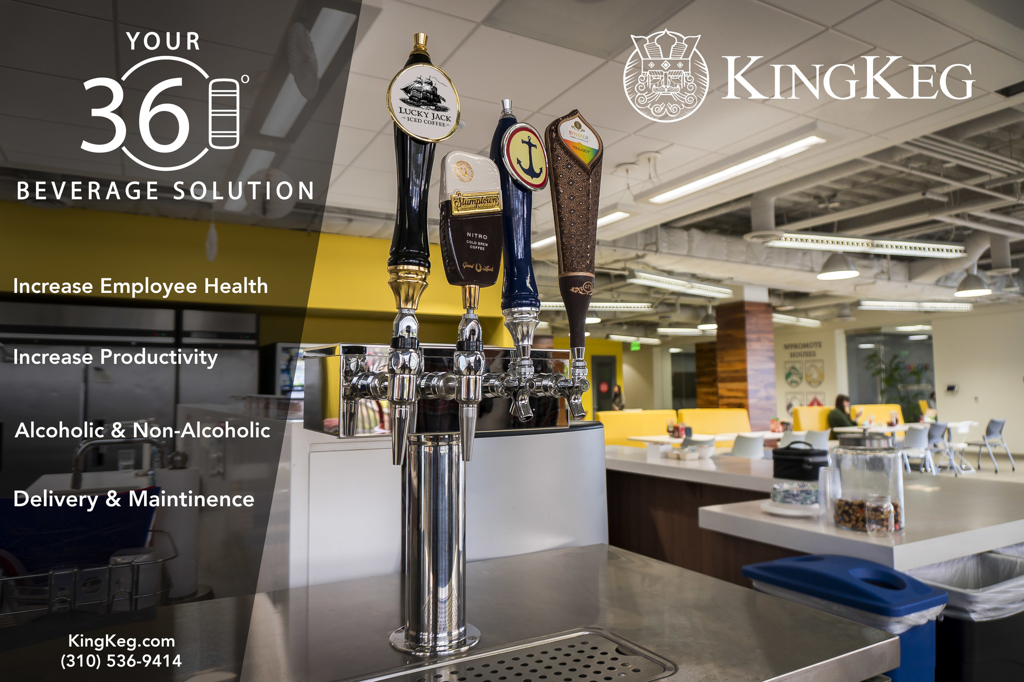 On Tap Coffee, Beer & More For Offices | Kegerator Service ...