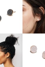 Druzy Earrings El Boutique Llc Fashionable Druzy Earrings