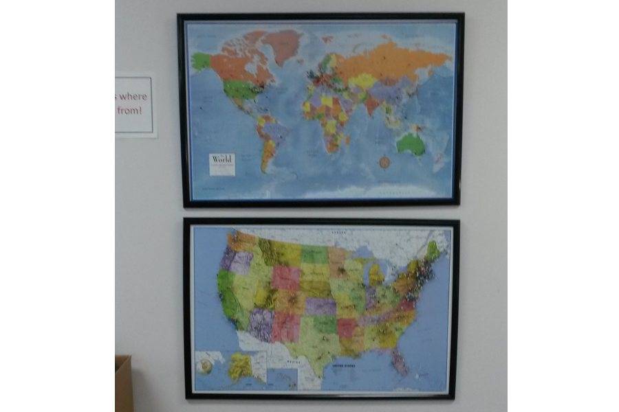 Yarn store gets visitors from all over the world