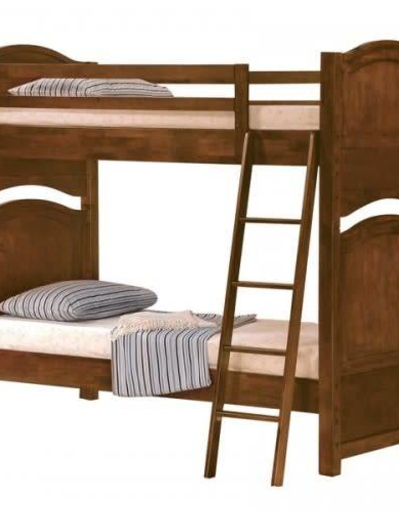 Homelegance Cherry Twin Bunk Bed Treasures Homelegance Cherry Twin Bunk Bed