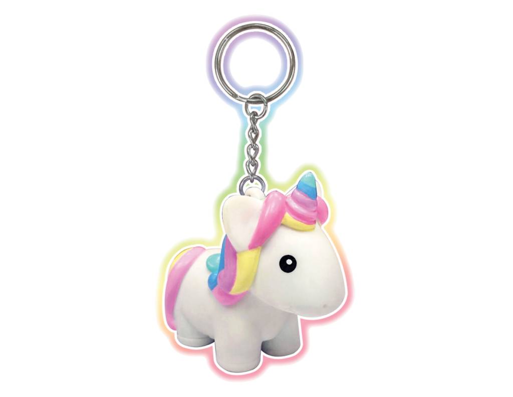 unicorn plush keychain