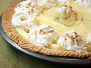 Bavarian Chocolate Banana Cream Pie Bavarian Chocolate Banana Cream Pie