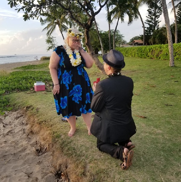 Don proposing to Chris is Maui.