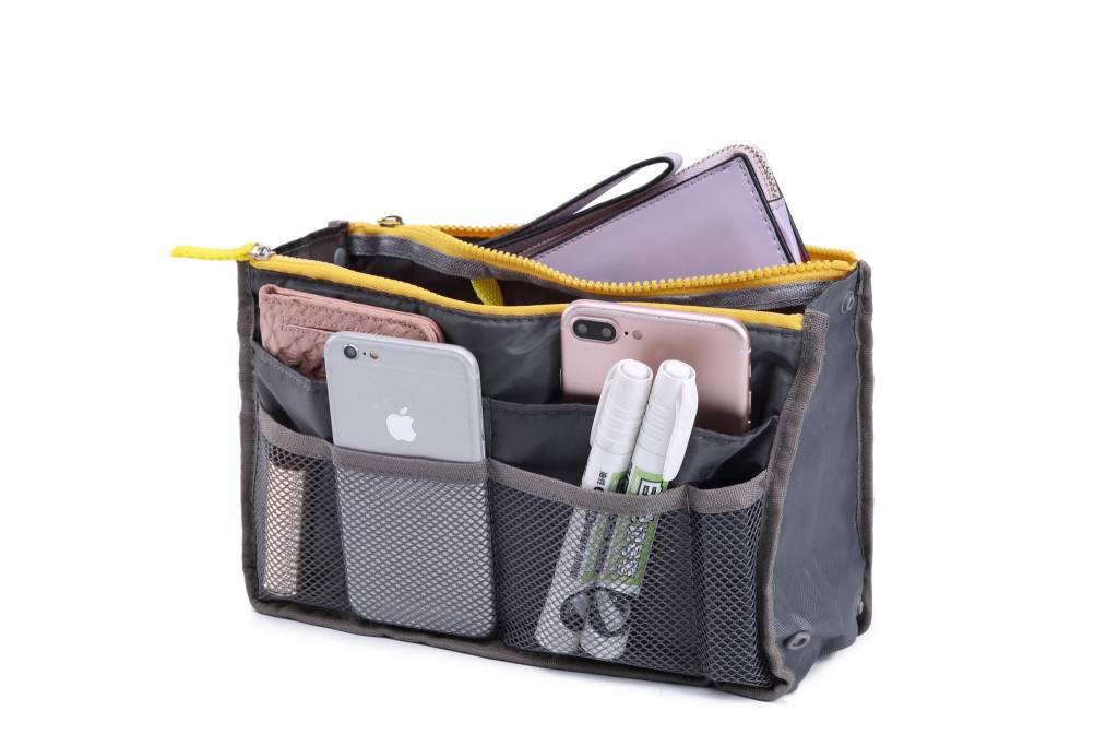 bag organizer grey