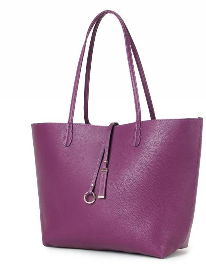 Reversible Tote Purple Grey Hy Wahine Reversible Tote Purple Grey