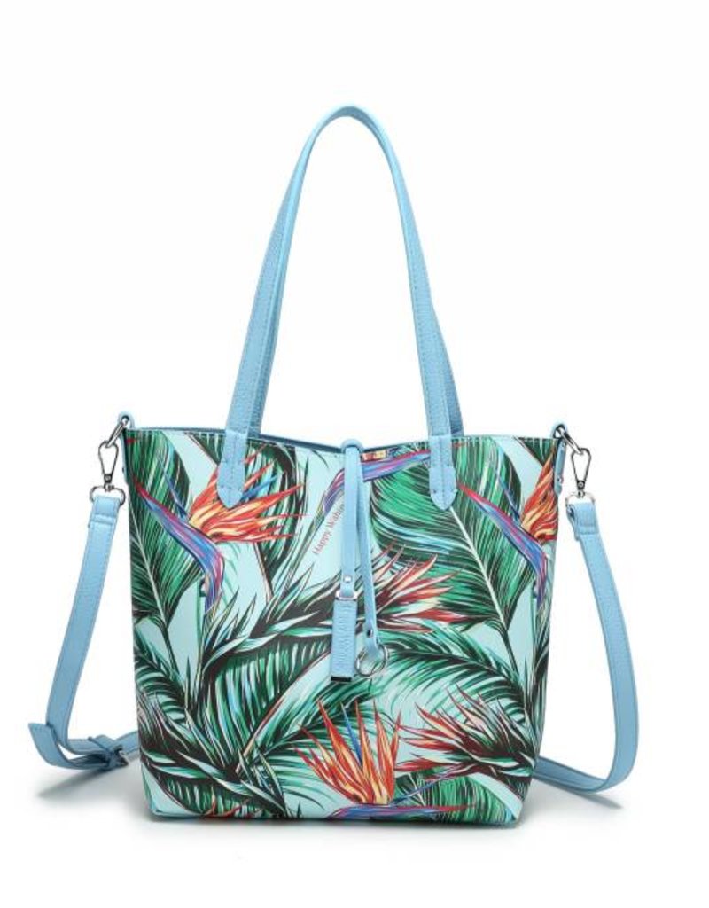 Rev Tote Nancy Bird Of Paradise Beige Small Hy Wahine Rev Tote Nancy Bird Of Paradise Beige Small