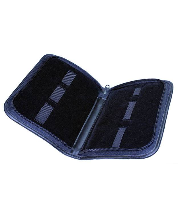 tool kit case zippered LEATHER 6 TOOL POUCH Tool HO1300 BANDS   with FDJ ZIPPERED =