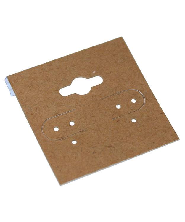 Der750 Hanging Earring Card Kraft Paper Covered 1 5 Plain Der750 Hanging Earring Card Kraft Paper Covered 1 5