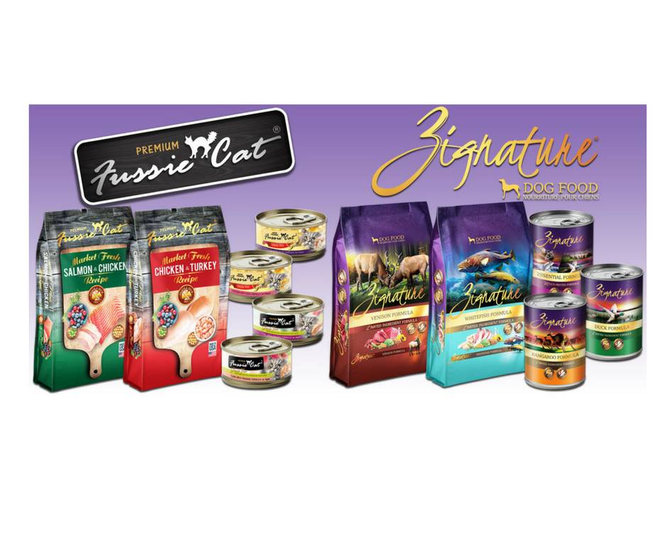 Fussie Cat and Zignature - Two Great Tastes!