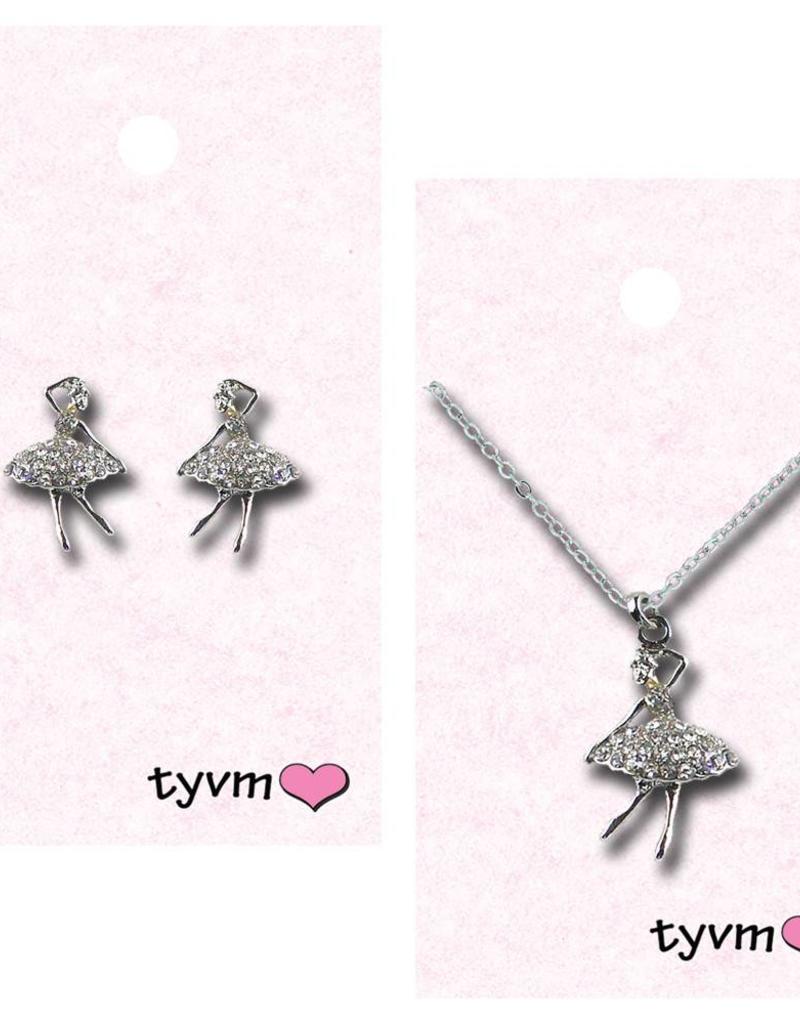 Ballerina Earrings 73412 Encore Dancewear Ballerina Earrings 73412