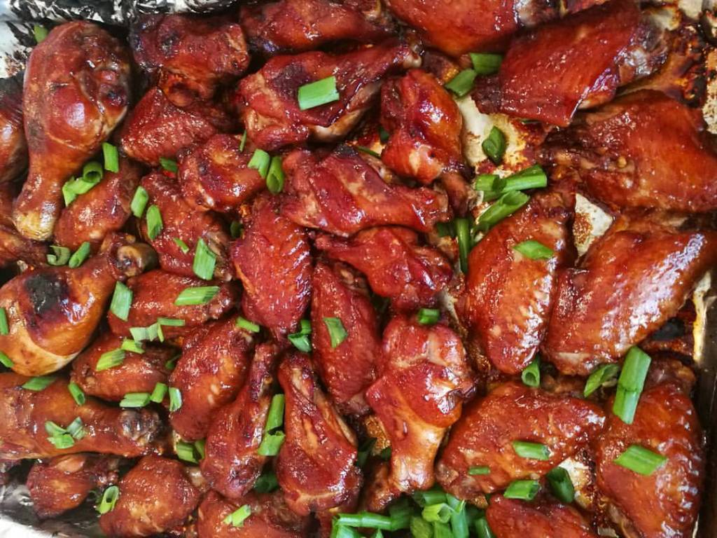 Honey, Soy, Ginger, Tangerine, Balsamic Glazed Wings